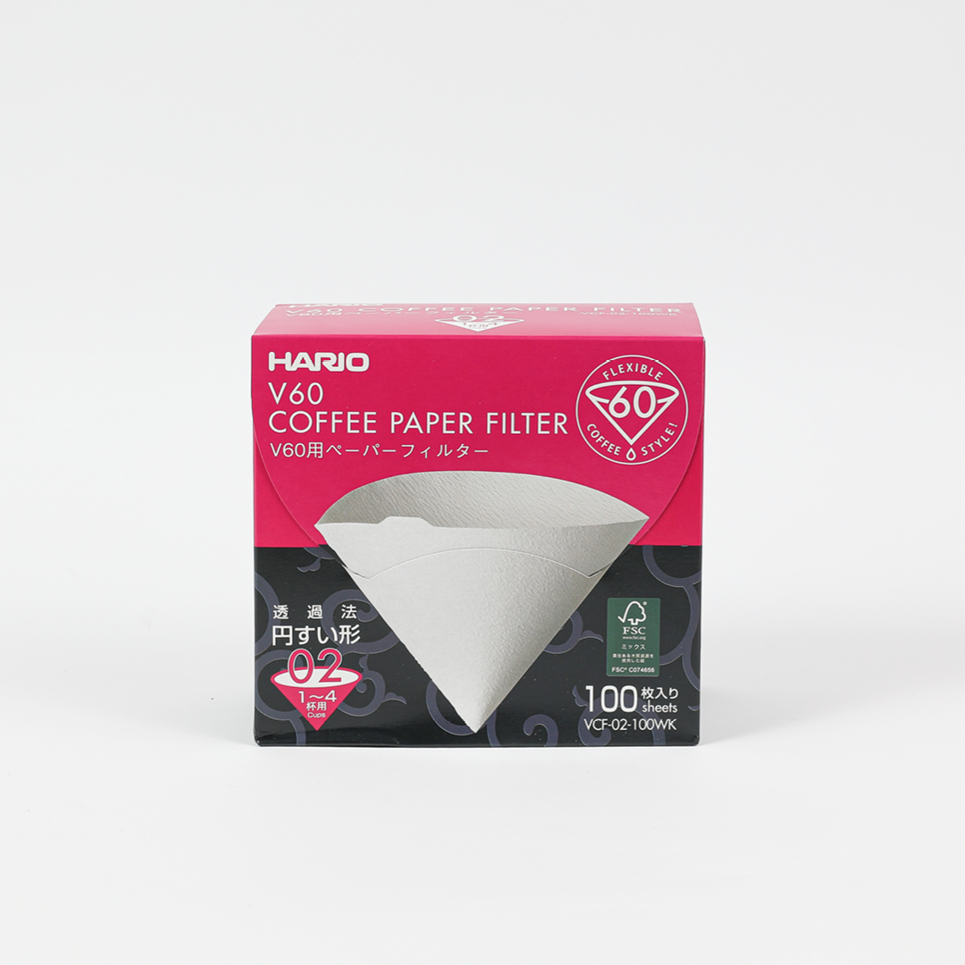 Hario Coffee Filter 2cup - 100 pack