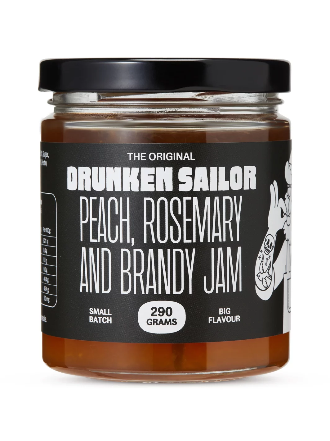 Peach, Rosemary & Brandy Jam 290g