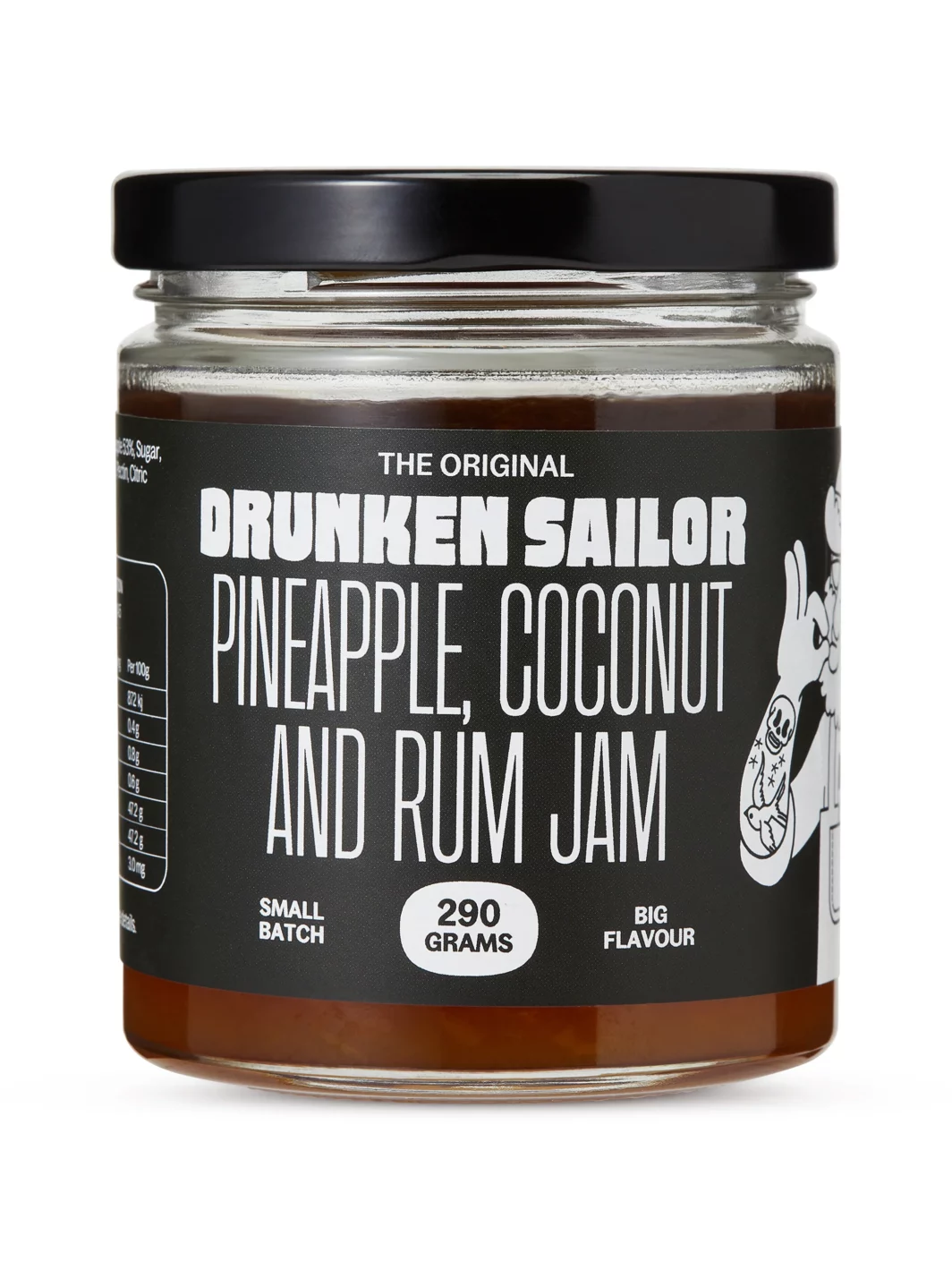 Pineapple, Coconut & Rum Jam 290g